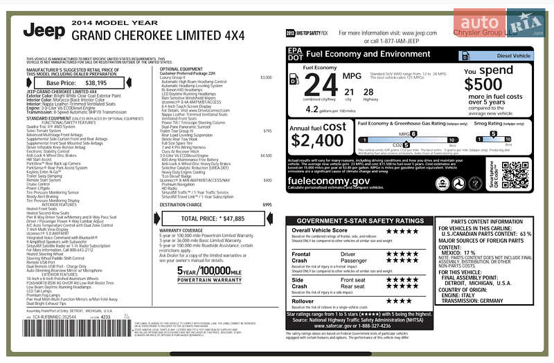 2014 jeep grand cherokee