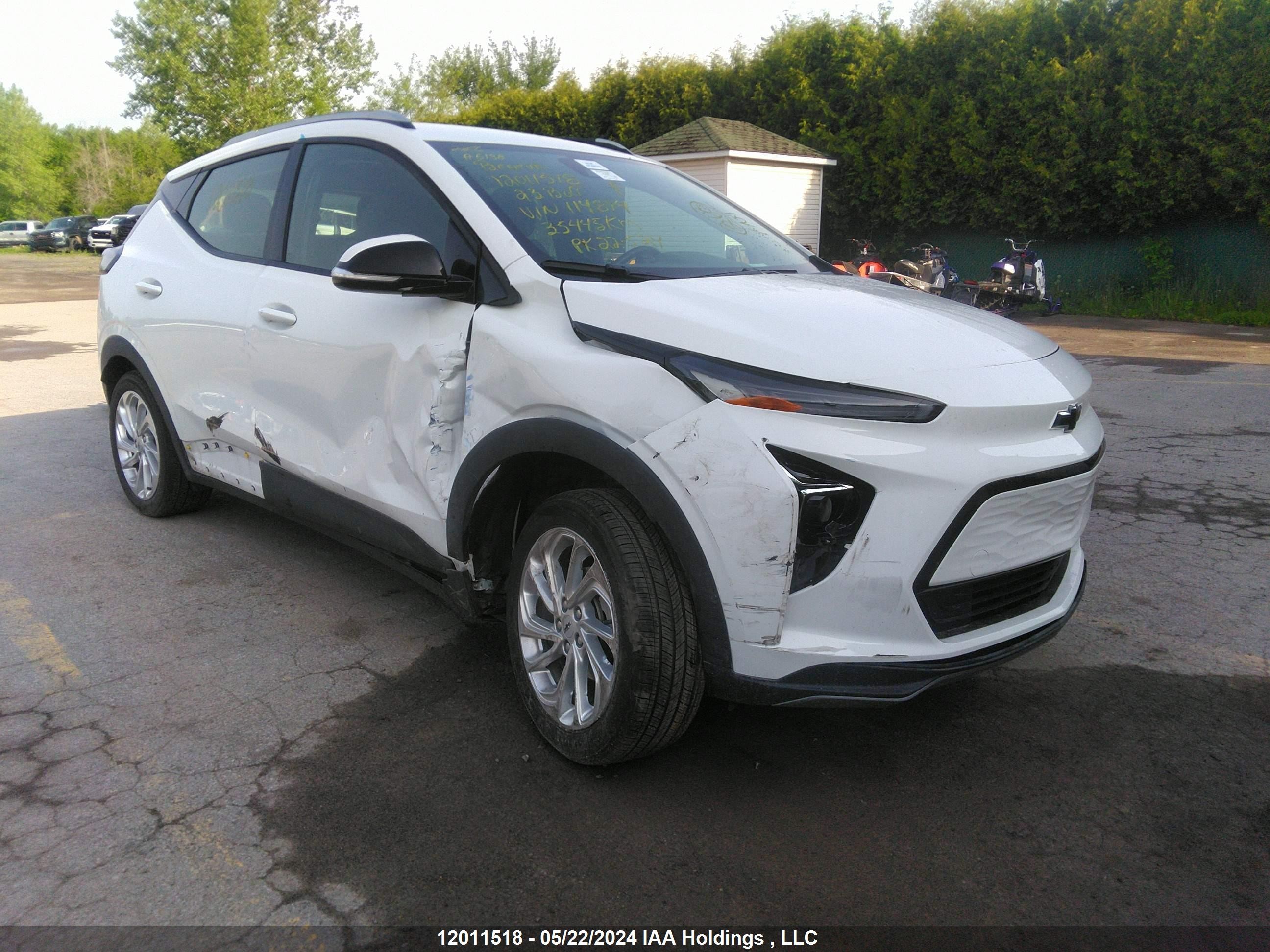 2022 chevrolet bolt ev