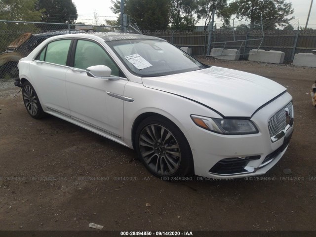 2019 lincoln continental