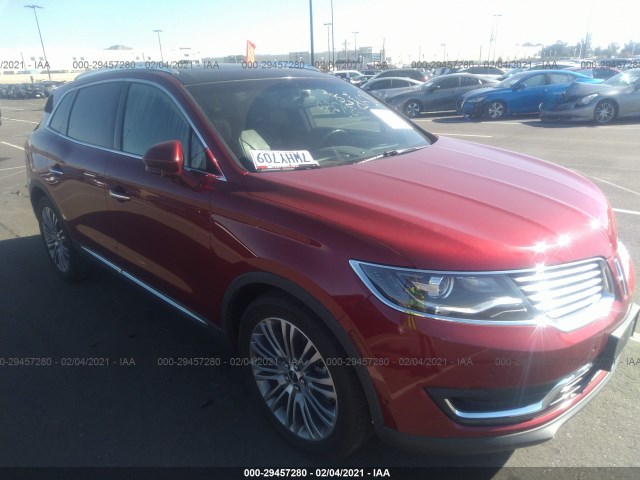 2016 lincoln mkx