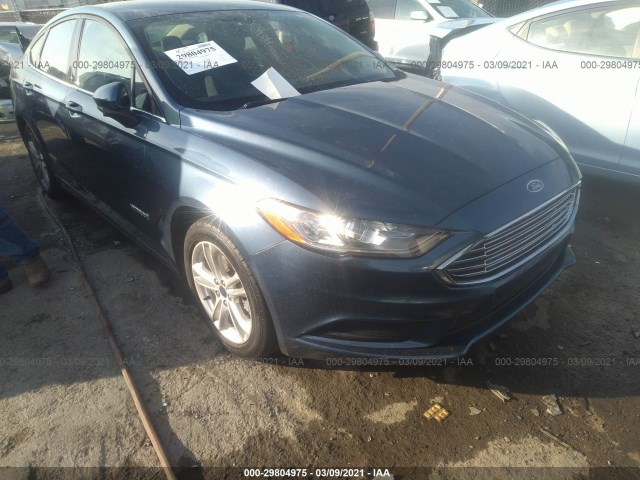 2018 ford fusion hybrid