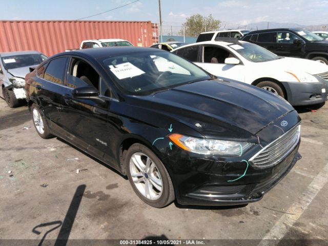 2018 ford fusion hybrid