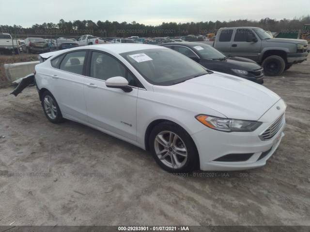 2018 ford fusion hybrid