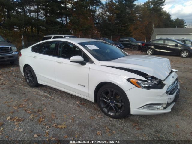 2018 ford fusion hybrid