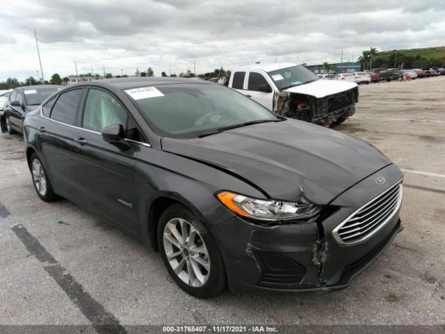 2019 ford fusion hybrid