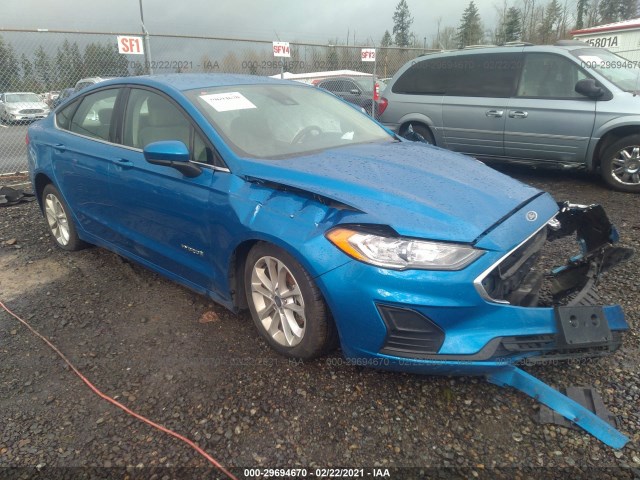 2019 ford fusion hybrid