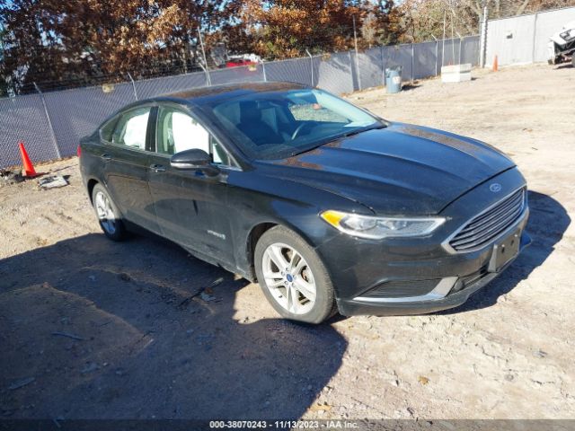 2018 ford fusion hybrid