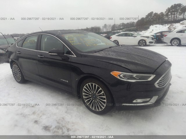 2018 ford fusion hybrid