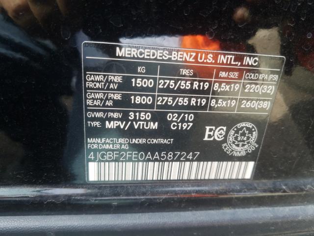 2010 mercedes-benz gl 350 blu