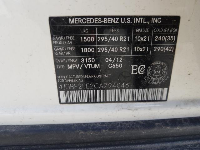 2012 mercedes-benz gl 350 blu