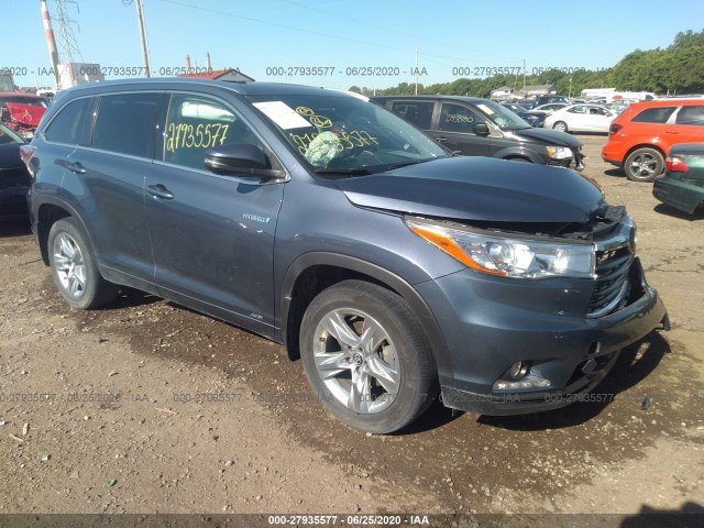 2016 toyota highlander hybrid