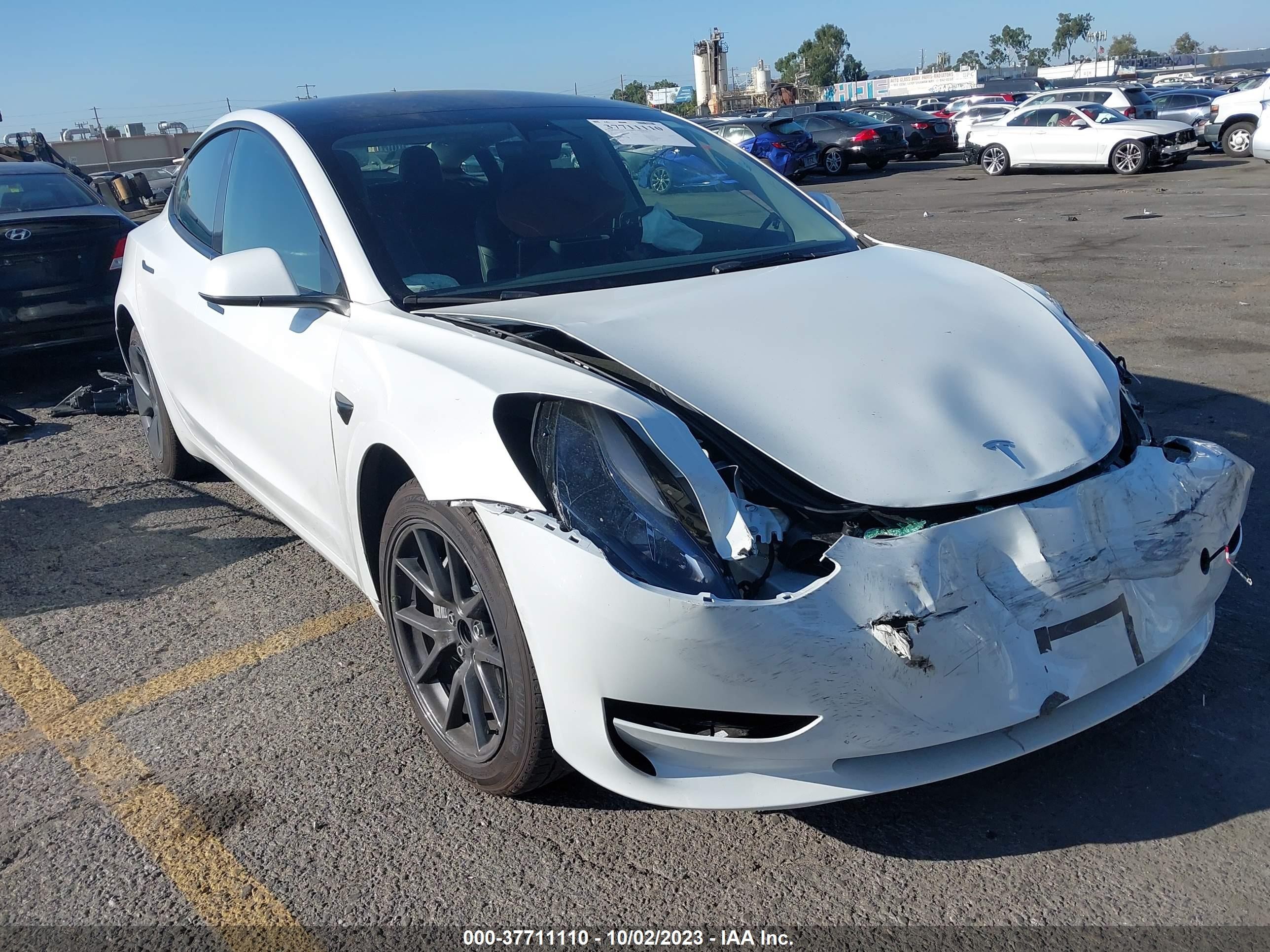 2022 tesla model 3