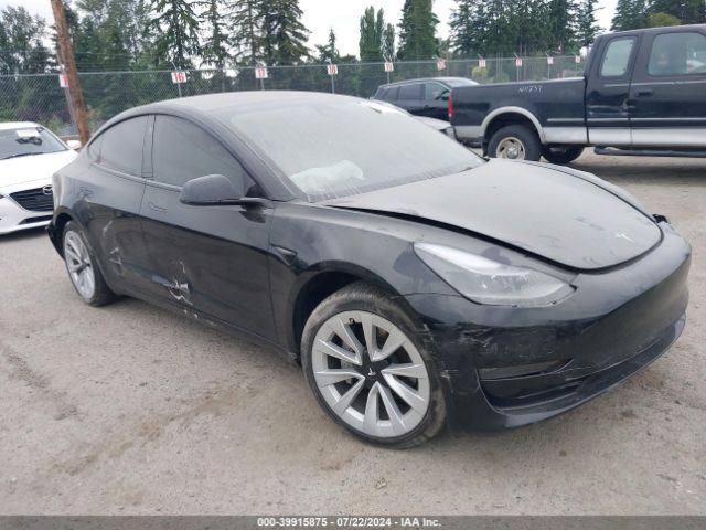 2022 TESLA Model 3