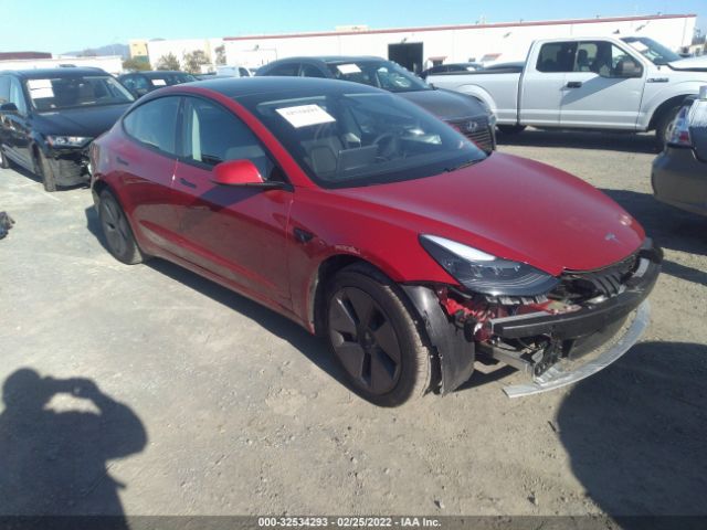 2022 tesla model 3