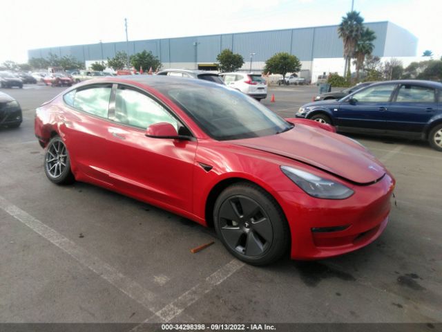 2022 tesla model 3