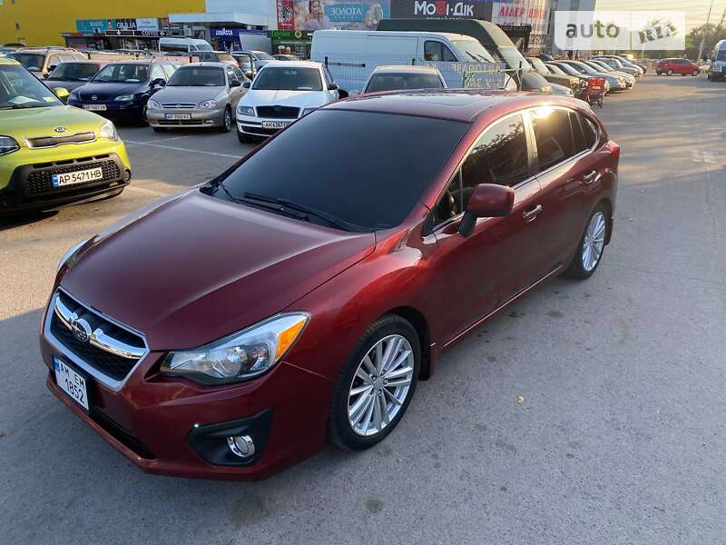 2012 subaru impreza