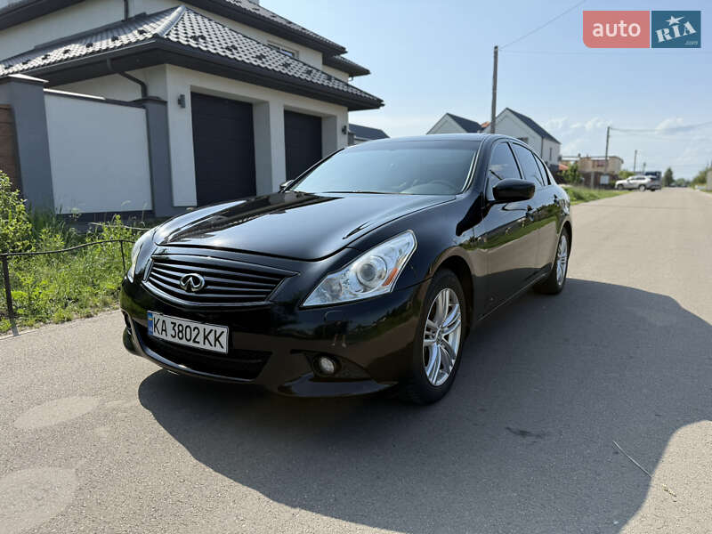 2012 infiniti g25