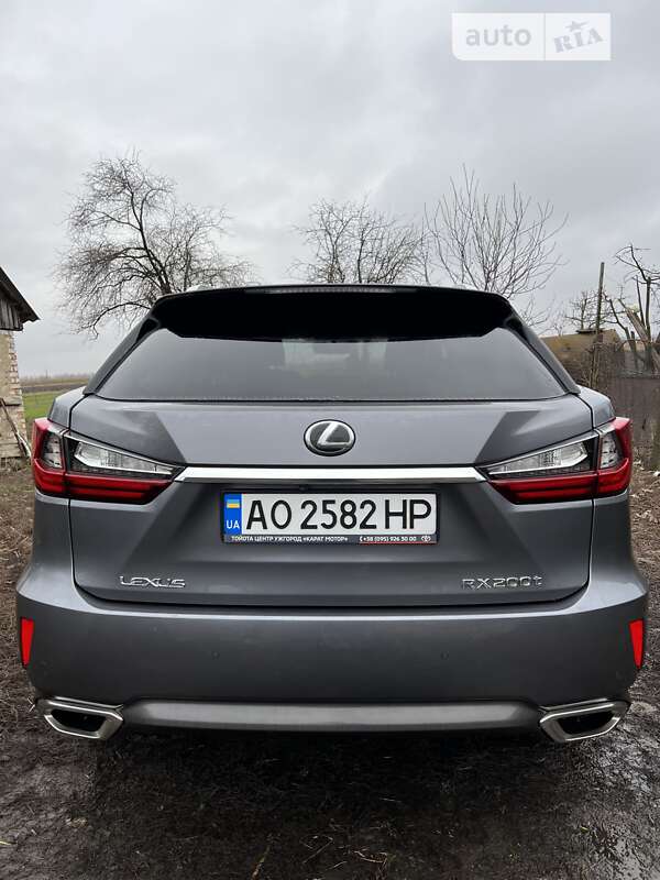 2016 lexus rx 200t