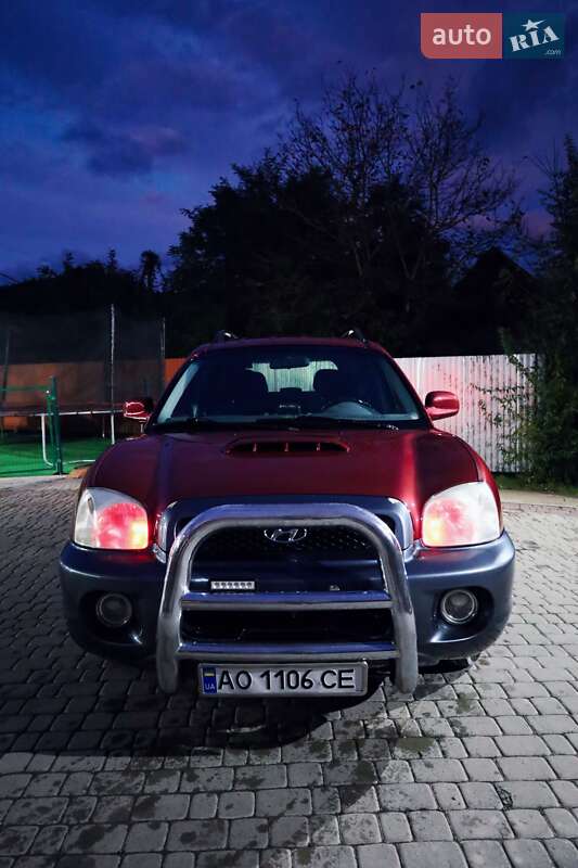 2001 hyundai santa fe
