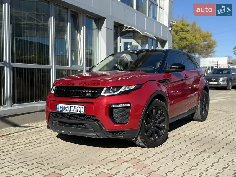 2018 land-rover range rover evoque