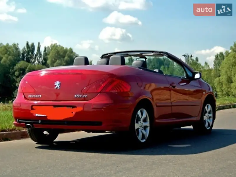 2005 peugeot 307 cc