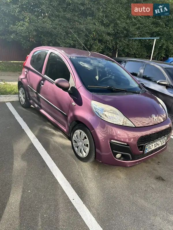 2012 peugeot 107