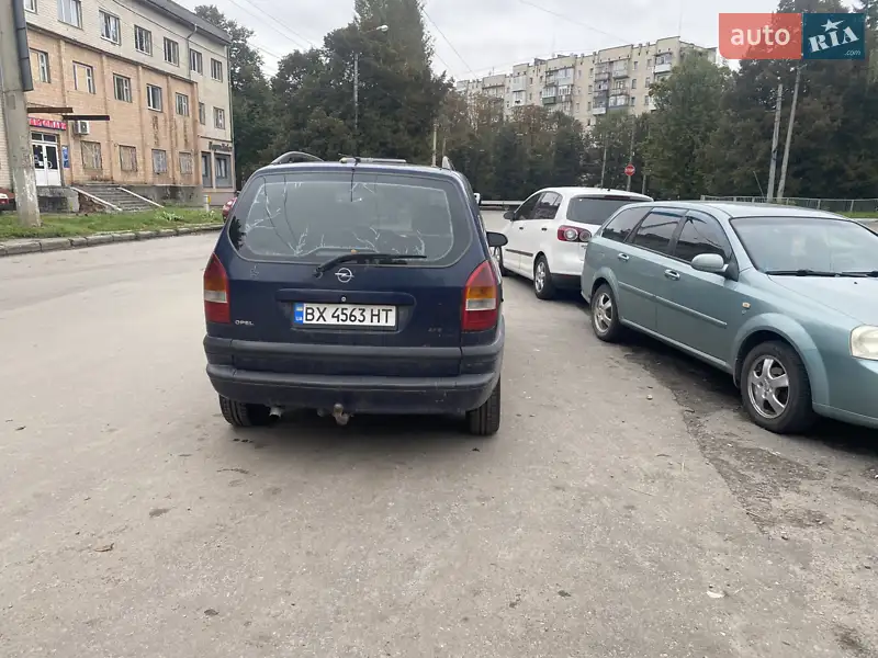 2001 opel zafira