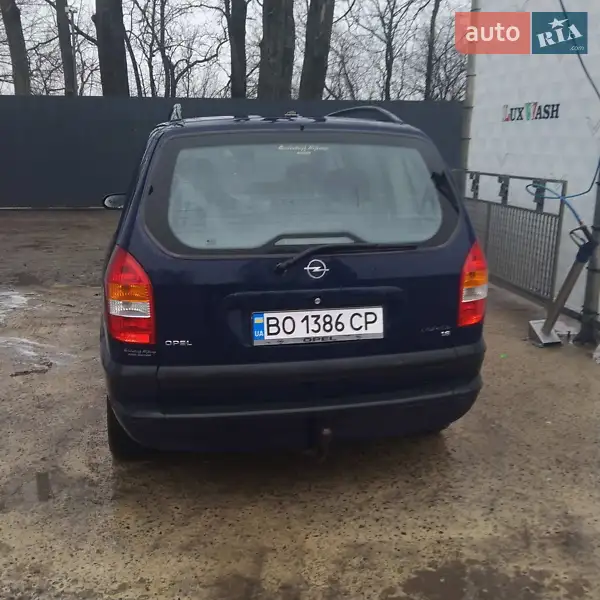 2002 opel zafira