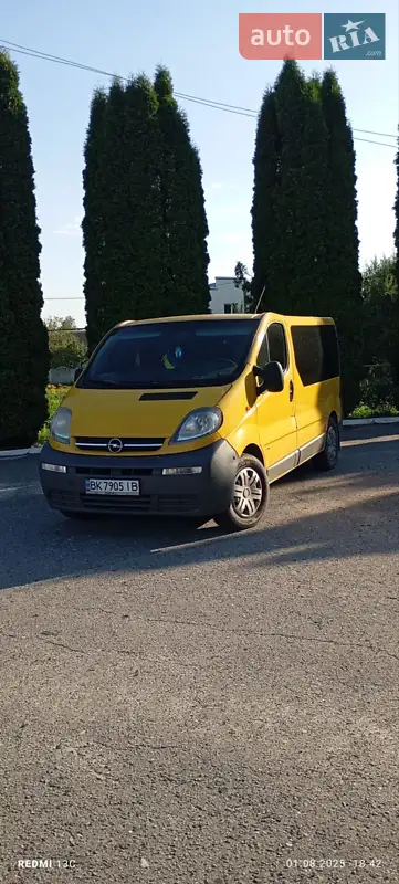 2004 opel vivaro