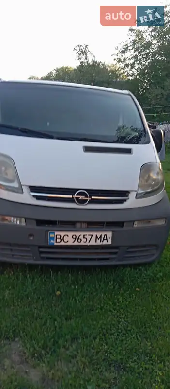 2002 opel vivaro
