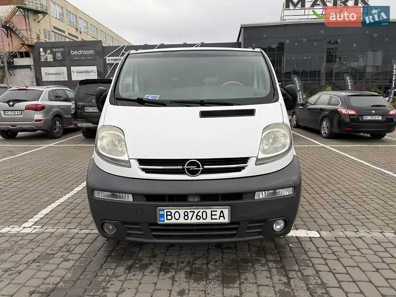 2006 opel vivaro