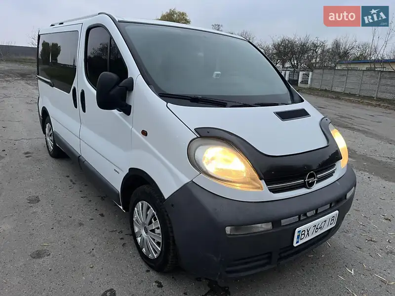 2001 opel vivaro