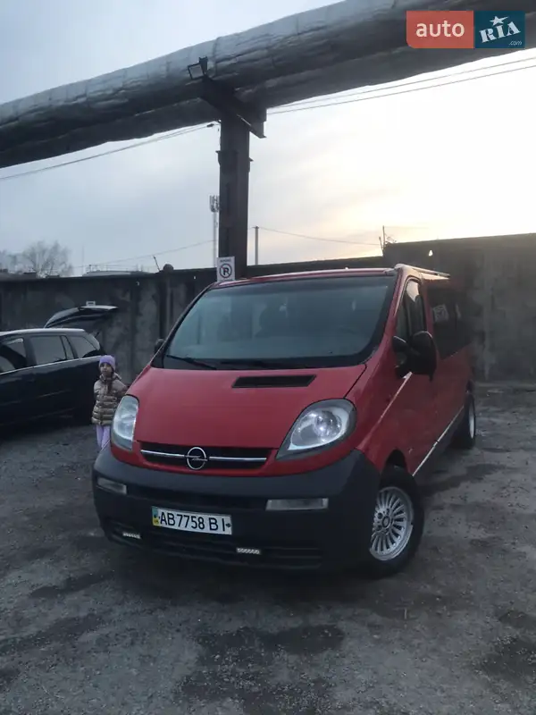 2002 opel vivaro