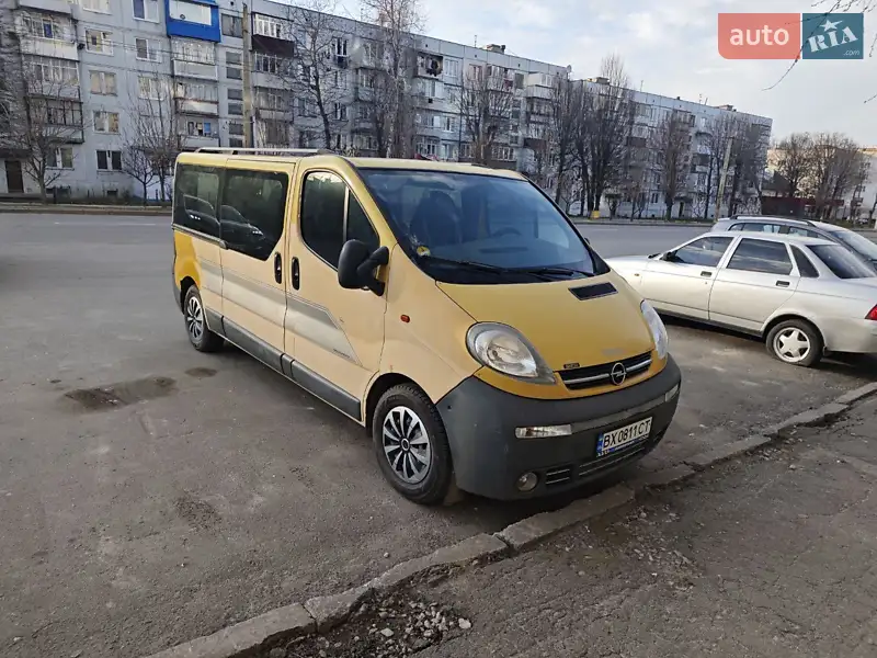 2004 opel vivaro
