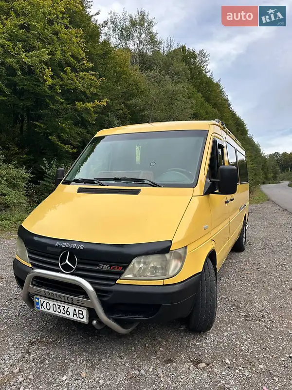 2001 mercedes-benz sprinter 316 cdi