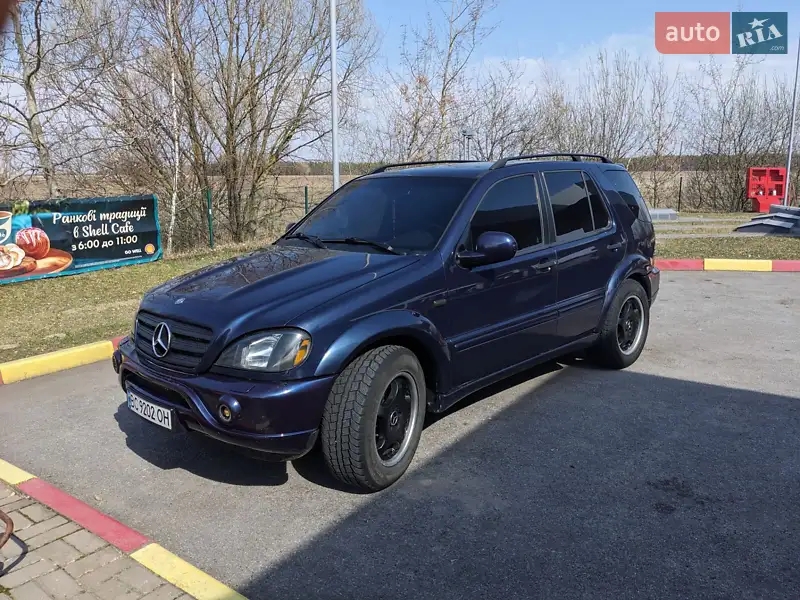 2000 mercedes-benz ml 55 amg