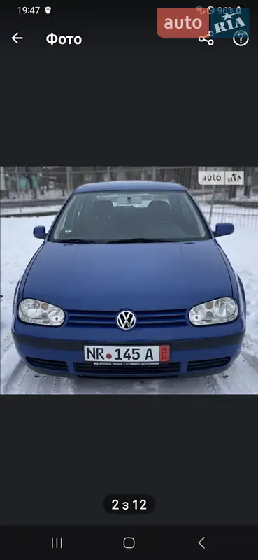 2000 volkswagen golf