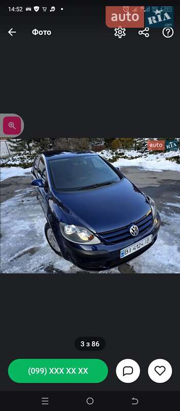2005 volkswagen golf plus