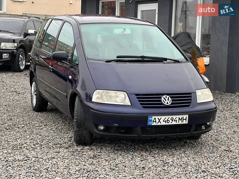 2001 volkswagen sharan 1-9 tdi