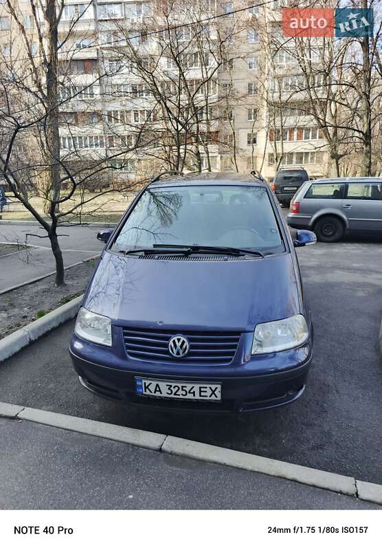 2002 volkswagen sharan 1-9 tdi